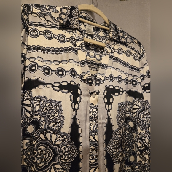 Vintage Cache Silk Shirt - Picture 4 of 5